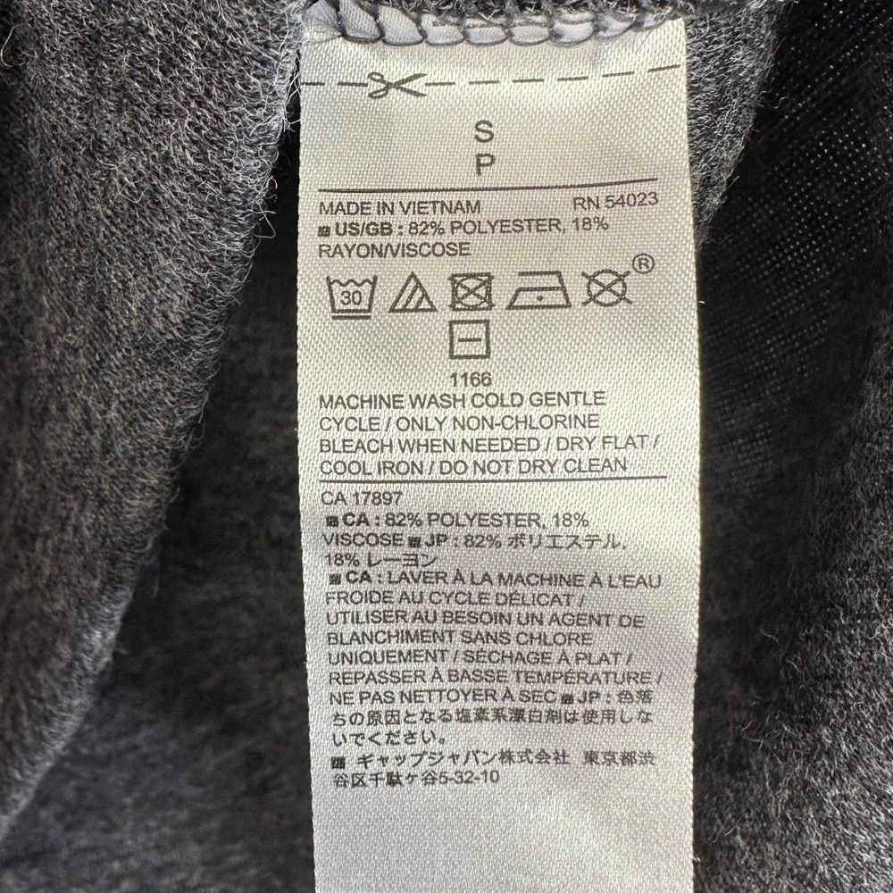 NEW Banana Republic Sweater Mens Small Gray Knit Henley Lightweight Pullover